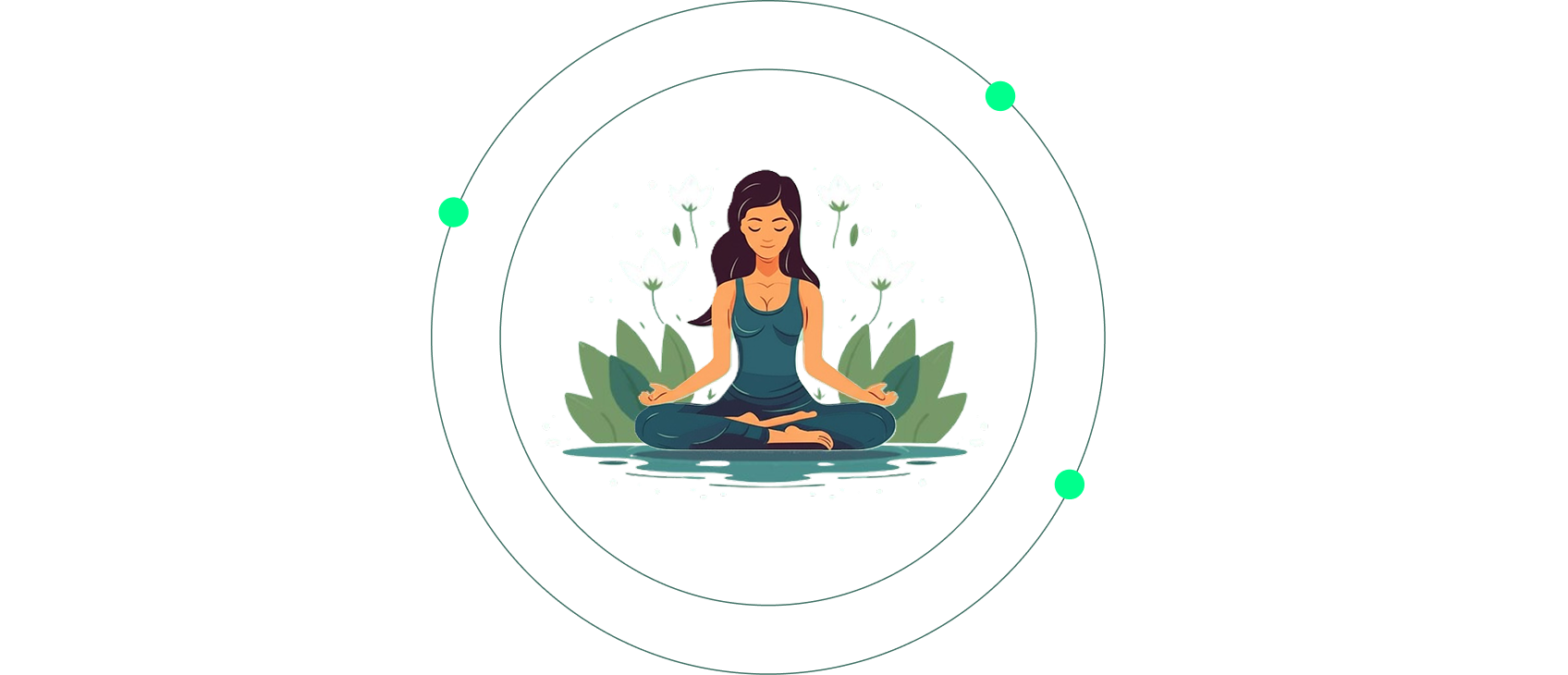 Meditation illustration